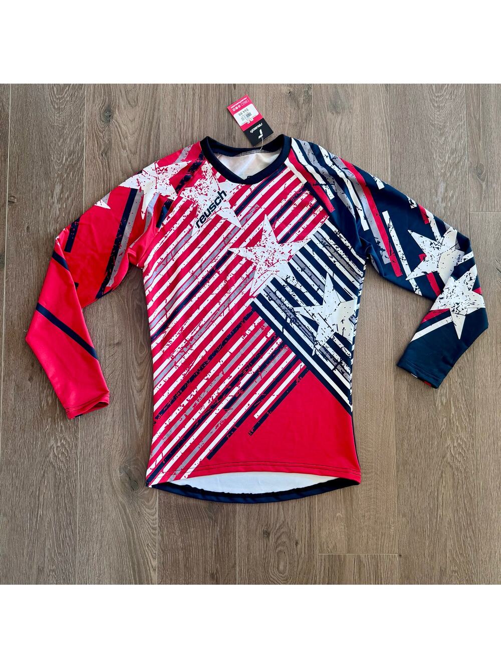 Reusch Soccer Goalkeeper Jersey Shirt USA World Cup Adult Medium Patriot Pro-Fit